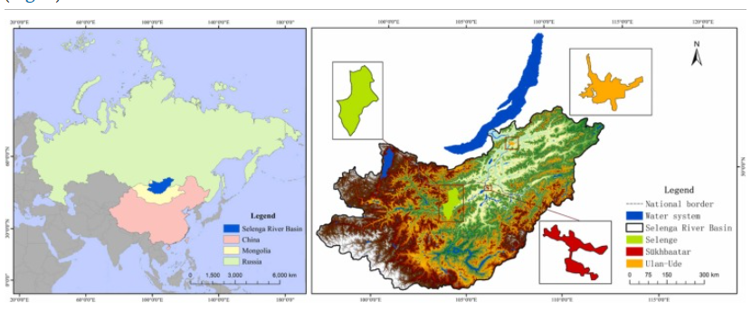色楞格河流域上、中、下游土地利用/覆被变化驱动力的对比分析