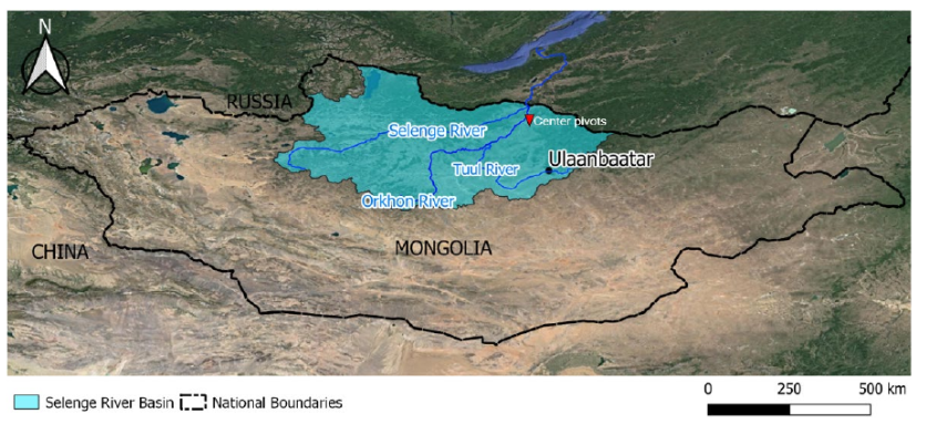 蒙古色楞格河流域水资源核算与生产力评估