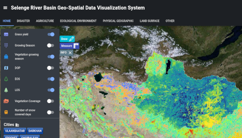 Selenge River Basin Geo-Spatial Data Visualization System